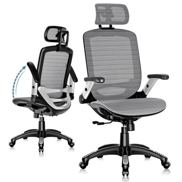 GABRYLLY Ergonomic Office Chair, CAMPROS 8-Person Camping Tent, Modern Cross-Leg Glass Console Table - MSRP $1,033