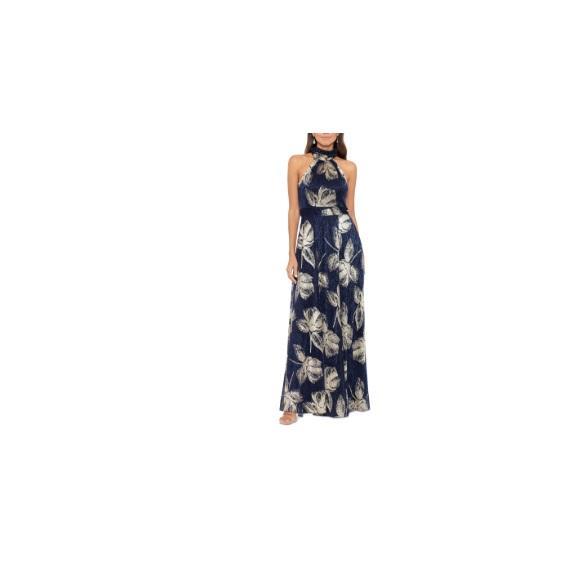 Apparel - Betsy & Adam Metallic-Print Halter Gown & More - Original MSRP $1,450