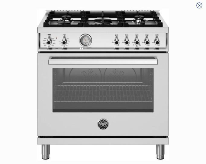 Bertazzoni 36 In. Freestanding Gas Range - MSRP $4829