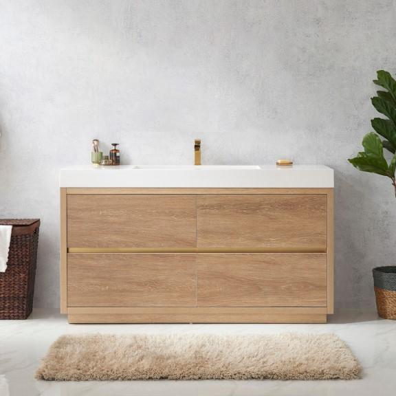 Miseno Huesca Single Sink Bathroom Vanity - MSRP $1,393