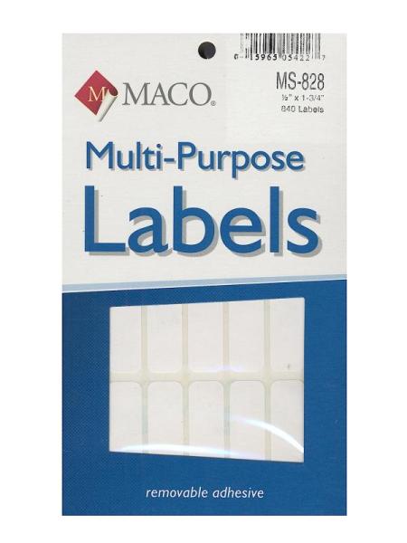 Amazon Clearance - Office Product - MACO White Rectangular Multi-Purpose Labels, SUPEASY 15-Tier Hanging Wall File Organizer - MSRP $6,024