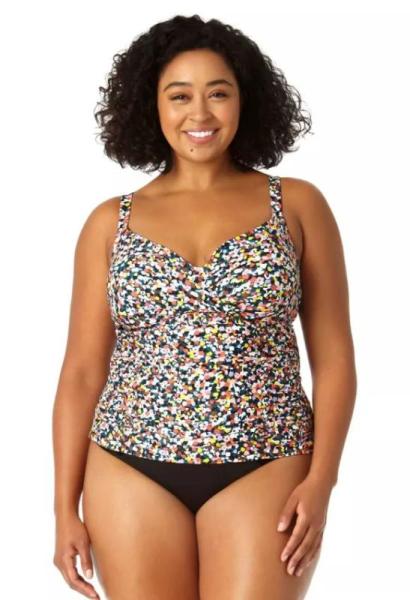ASSORTED SWIMSUITS BY ANNE COLE ISLAND ESCAPE, HULA HONEY ,BARIII