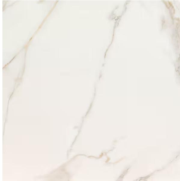 MSI Calacatta Kofi White 35 in. x 35 in. Polished Porcelain Marble Look Floor/Wall Tiles - Est Retail $2,163