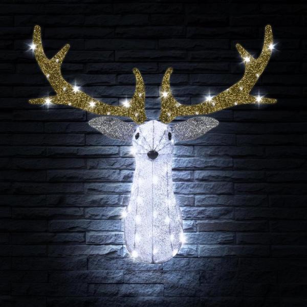 Lawn & Garden - Senneny Lighted Christmas Reindeer Plug-In Heads, BBQ Future 7636 15.3in Flavorizer Bars - MSRP $6,106