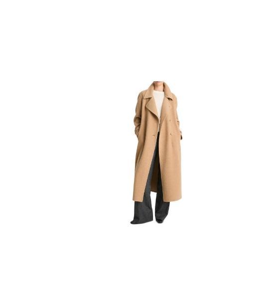 Apparel - Vince Lofty Italian Wool-Blend Belted Long Coat, Brocade Jacket Cardigan, Collar Jacket -Original MSRP $5,260