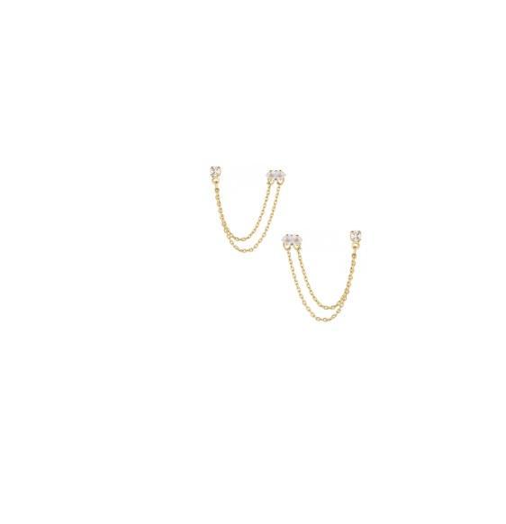 Jewelry - Ettika 18K Gold Plated Brass Double Pierced Earrings & More - Original MSRP $1,760