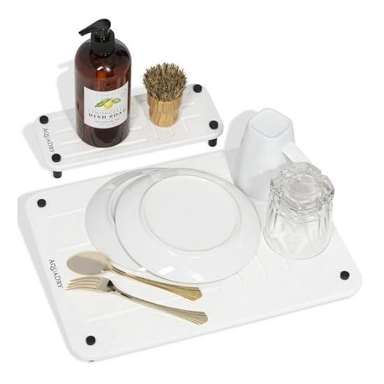 Kitchen - AquaDry Dish Drying Mat, Cfyosnk Chicken Shredder, Asevat Overnight Oats Containers - MSRP $9,152