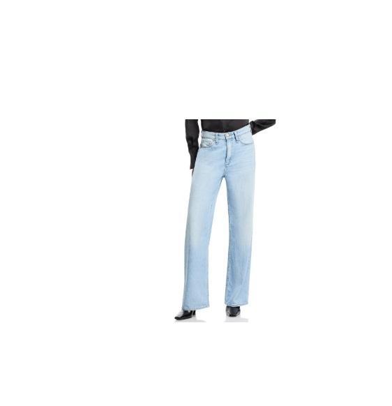 Apparel - Rag & Bone Logan Featherweight Mid Rise Wide Leg Jeans, AGOLDE Jeans, Alex Evenings - Original MSRP $3,521