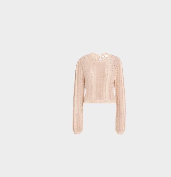 Apparel - Frame Femme Mixe Cable Knit Sweater, SKIMS Soft Lounge Slipdress, Free People, Wacoal - Original MSRP $2,743