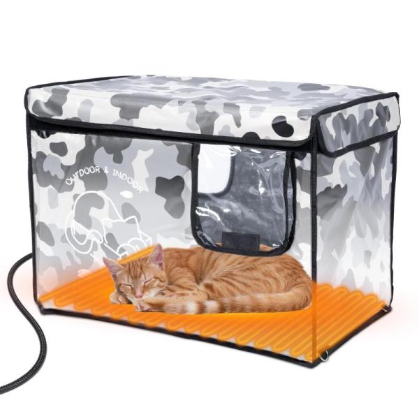 Pet Products - G2 GO2GETHER Outdoor Heated Cat Houses, Zonon Wall Mount Iron Hay Feeders, 43'' Cat Trees - MSRP $3,211