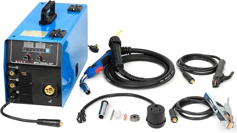S7 Gas and Gasless 200A 110V/220V Multiprocess MIG Welder - MSRP $91