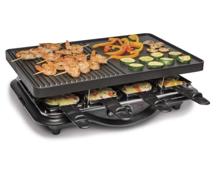 Hamilton Beach Electric Indoor Raclette Table Grill - MSRP $70