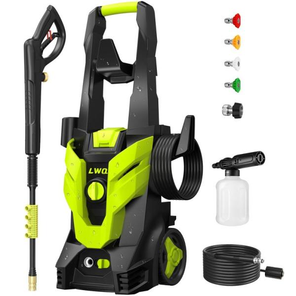 LWQ Electric Pressure Washer 2.5 GPM Power Washer with 4 - MSRP $133