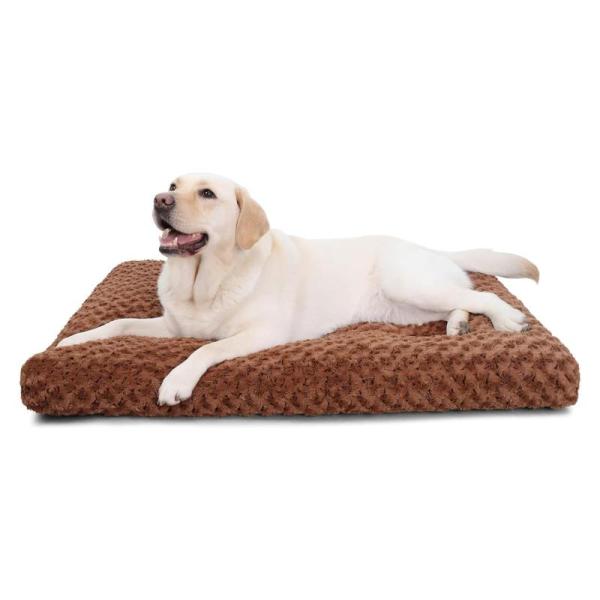 KSIIA Washable Dog Bed Deluxe Plush Dog Crate Beds Comfy - MSRP $32