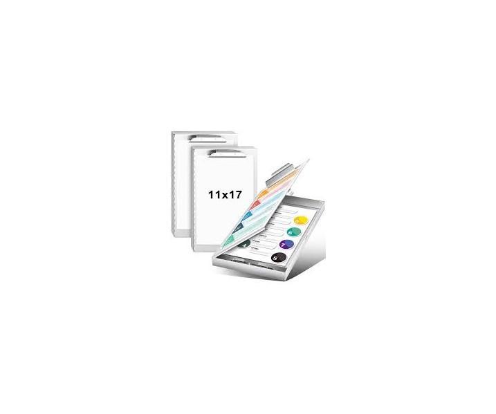 Chivertion 2 Pcs Aluminum 11'' x 17'' Clipboard with - MSRP $78