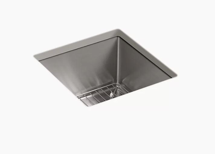 Kohler K-5287-NA Strive 15" Single Basin Undermount Sink - MSRP $471