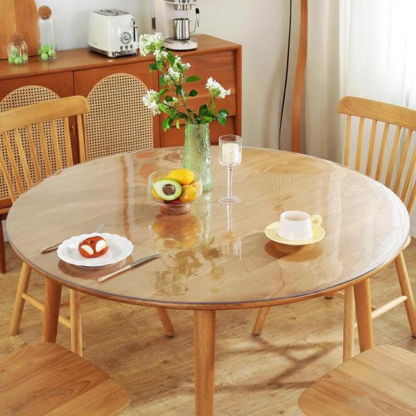 Warmstar Clear Table Protector 2mm Thick Dia.47 Inch Round - MSRP $53