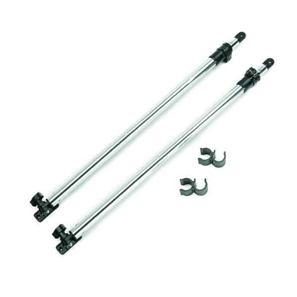 MSC New Adjustable Bimini Rear Support Poles 1" Aluminum - MSRP $45