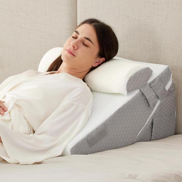 Ruqmuis 3PCS Wedge Pillow After Surgery Wedge - MSRP $45