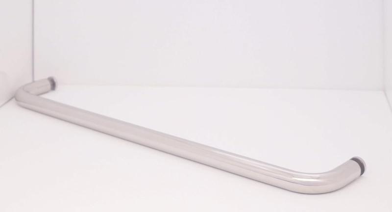 Moon Daughter 24" Pull Handle Frameless Shower Glass Door - MSRP $31