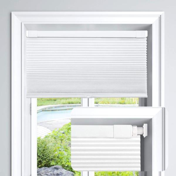 LazBlinds Cordless Cellular Shades, No Tools No Drill Light - MSRP $35