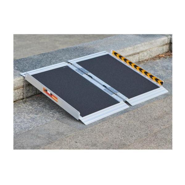 FACHNUO 2 Feet Portable Wheelchair Ramp Non-Skid Aluminum - MSRP $85