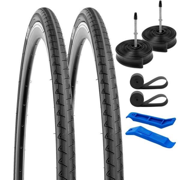 700C Road Bike Tires 700x28C/28-622 28x1 5/8x1 1/8, 2pc - MSRP $49
