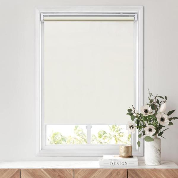 LazBlinds Cordless Roller Shades, No Tools No Drill - MSRP $39