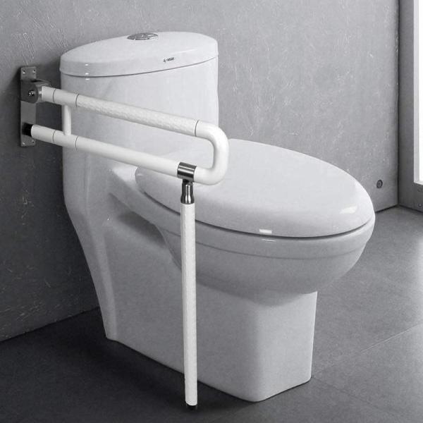 Nisorpa 29.7 INCH Foldable Toilet Grab Bar Stainless Steel - MSRP $69
