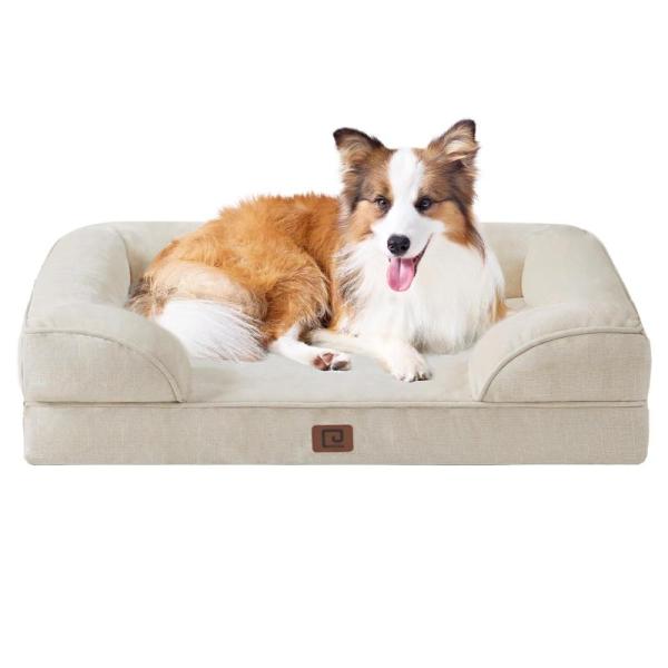 EHEYCIGA Orthopedic Dog Beds for Large Dogs, Waterproof - MSRP $53