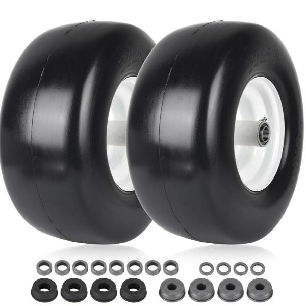 AR-PRO (2-Pack) 13x6.50-6 Flat Free Tire and Wheel - MSRP $92