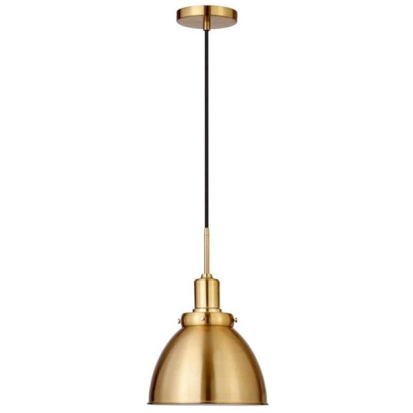 Madison 12" Wide Pendant with Metal Shade in - MSRP $75
