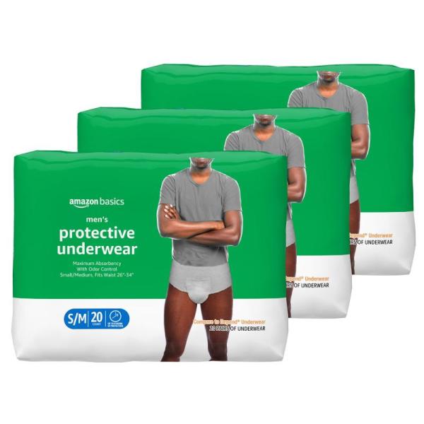 Incontinence Underwear for Men Maximum Absorbency - MSRP $33