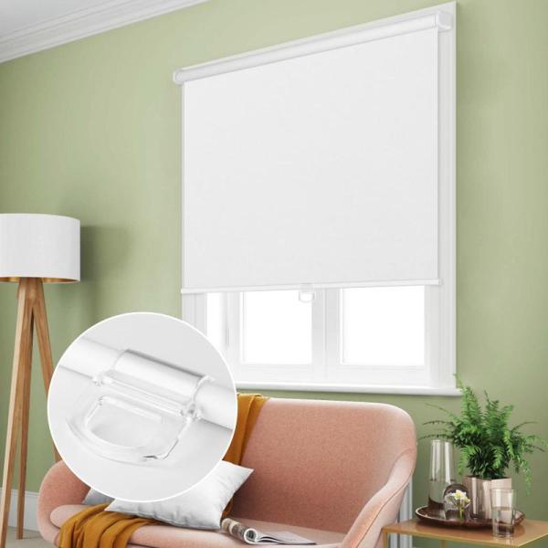 LUCKUP Blackout Cordless Roller Shades for Windows Room - MSRP $47