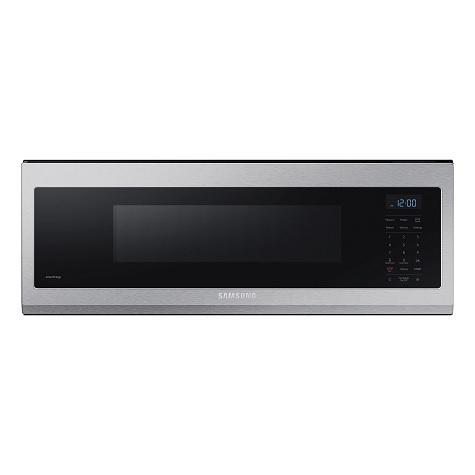 Shelf Pull Appliances - Samsung ME11A7510DS Smart SLIM 30 in. 1.1 cu. ft. Over-the-Range Microwave - MSRP $470