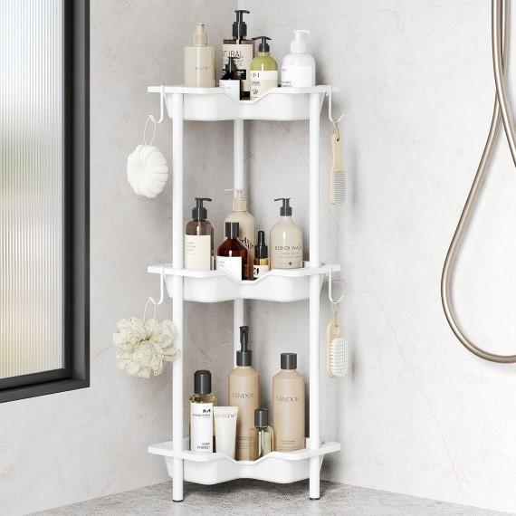 Furniture - Nieifi Shower Caddy, Simplicity Bathroom Mat, Ksriyim Floral Area Rug - MSRP $1,862