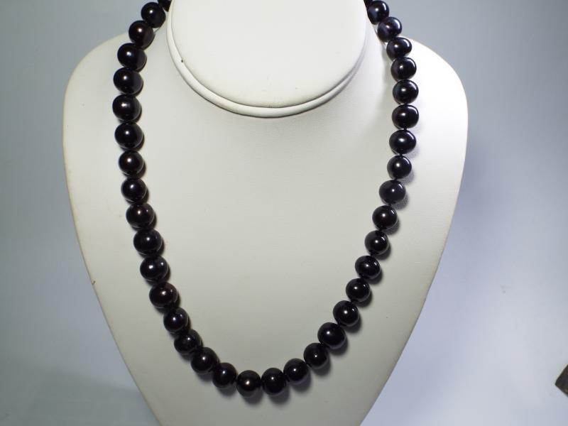 BLOWOUT 24" Tahitian Black Pearl Necklace 14K Gold HOLIDAY GIFT $6,500