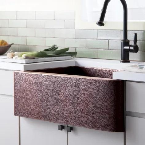 Native Trails CPK273 Single Basin Copper Kitchen Sink - MSRP $2,471