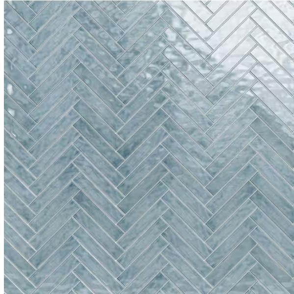Ivy Hill Tile Newport Light Blue 2inx10inx11mm Polished Ceramic Subway Wall Tiles, 5.38 sq.ft - Est Retail $1,278