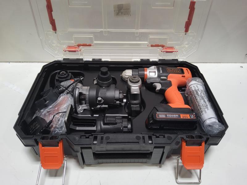 BLACK+DECKER 20V MAX MATRIX Drill, Power Tool Combo Kit (BDCDMT1206KITC) - MSRP $199