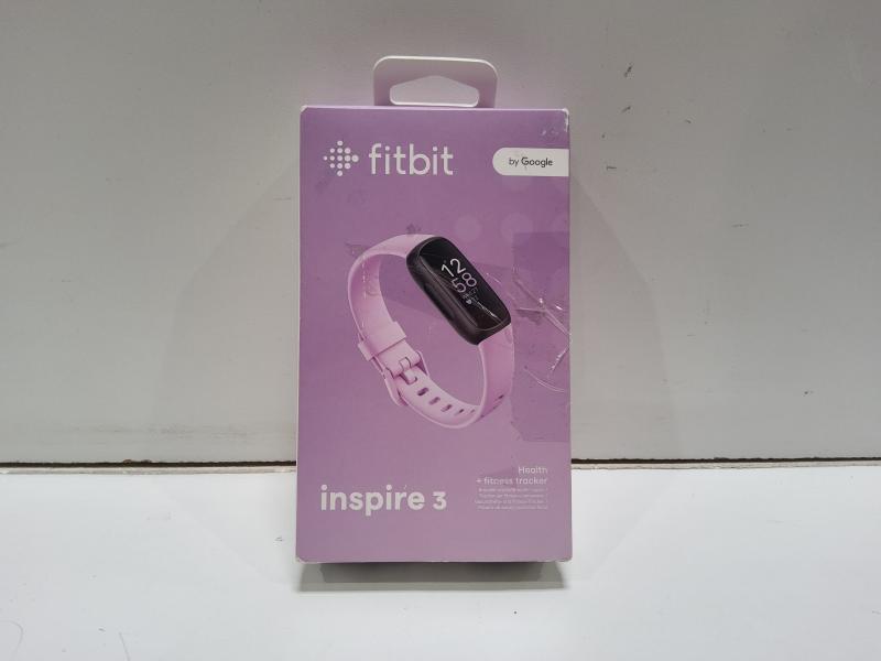 NEW - Fitbit Inspire 3 Activity Tracker, Black with Lilac Bliss Band - Est Retail $99