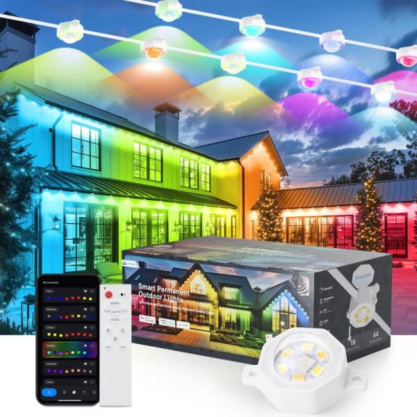 Home Improvement - LPDISPLAY Permanent Outdoor LED Lights, SOEBIZ Wall Mount Bathroom Fauceta, Lampwell - MSRP $8,187