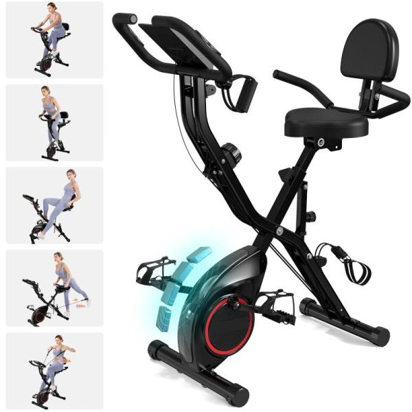Sports - Foldable Stationary Exercise Bikes, Bulk Soccer Balls with Pump, Roman Chair Back Extender - MSRP $1,039