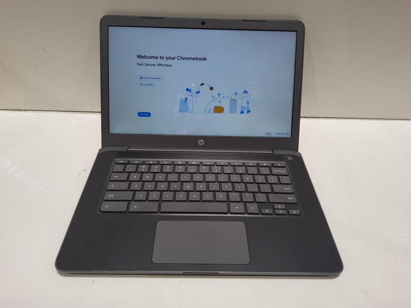 HP 14" Touch Chromebook 9+ hour battery life 3.40lbs 32GB Storage (14-DB0025NR) Chalkboard Gray - Est Retail $215