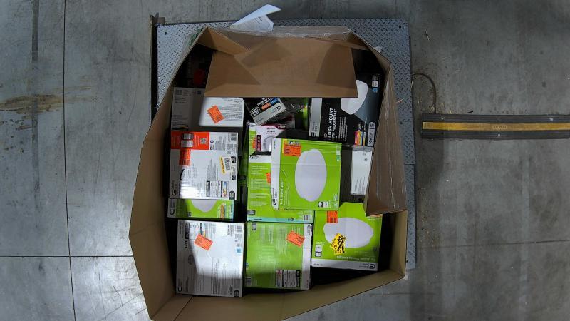 Lighting & Electrical - Commercial Electric, Intermatic, Kidde, Defiant, Hampton Bay, EcoSmart - Est Retail $2,814