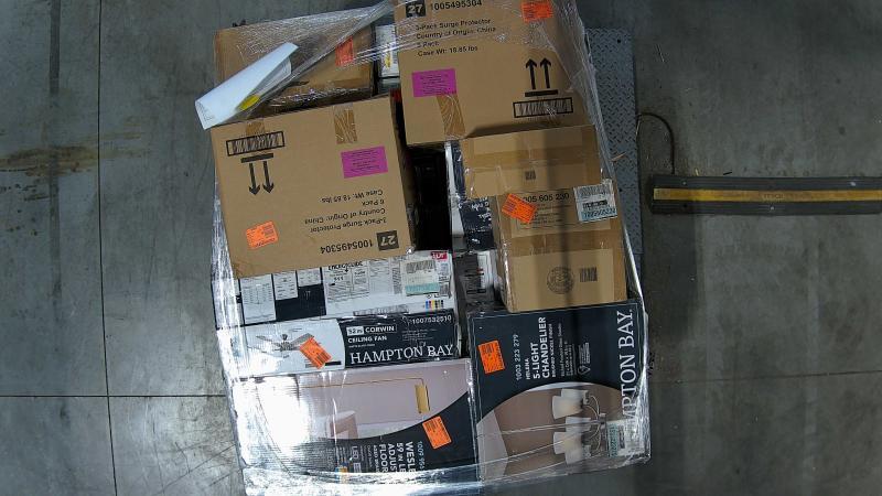 Lighting & Electrical - Hampton Bay, Artika, Dawn, HDC, Feit Electric, Monteaux Lighting, HDX - Est Retail $3,229