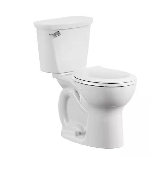 Toilet- American Standard Cadet 12in Antimicrobial 2pc Elongated Chair, Rumson 2pc Elongated Chairs -Est Retail $1,092
