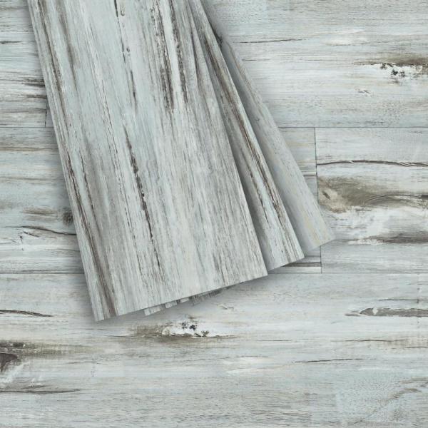 Skyblur Vinyl Plank Flooring, Forever leaf Hydrangea, XFasten Duct Tape - MSRP $2,527