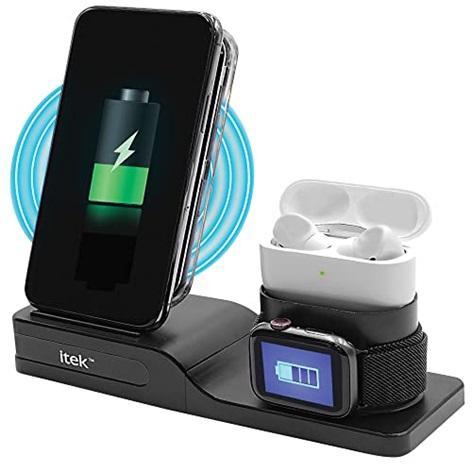 Pallet of 3-in-1 Qi Black Wireless USB-C Charging Stands - MSRP $4,858