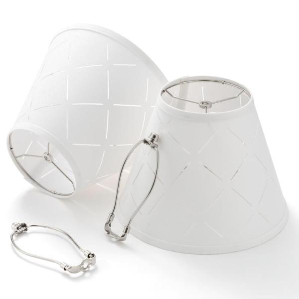 Home Improvement - SIXZOONM Medium Lamp Shades, Cut-out Stars Lamp Shades, EZVALO LED Wall Mounted Lights - MSRP $1,708